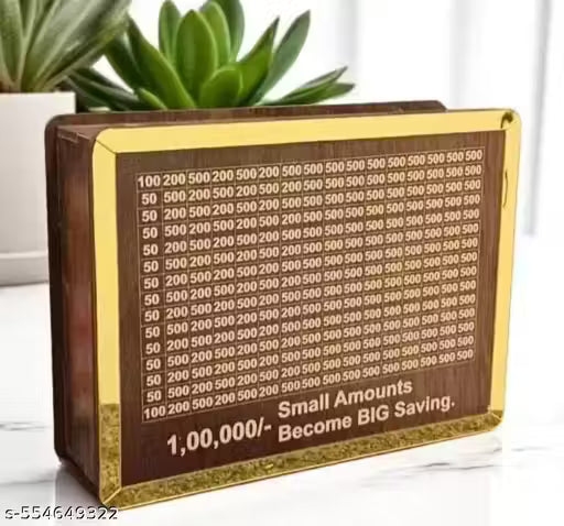 💵SmartSave™ MoneyBuddy 🏦/PREMIUM WOODEN BANK
